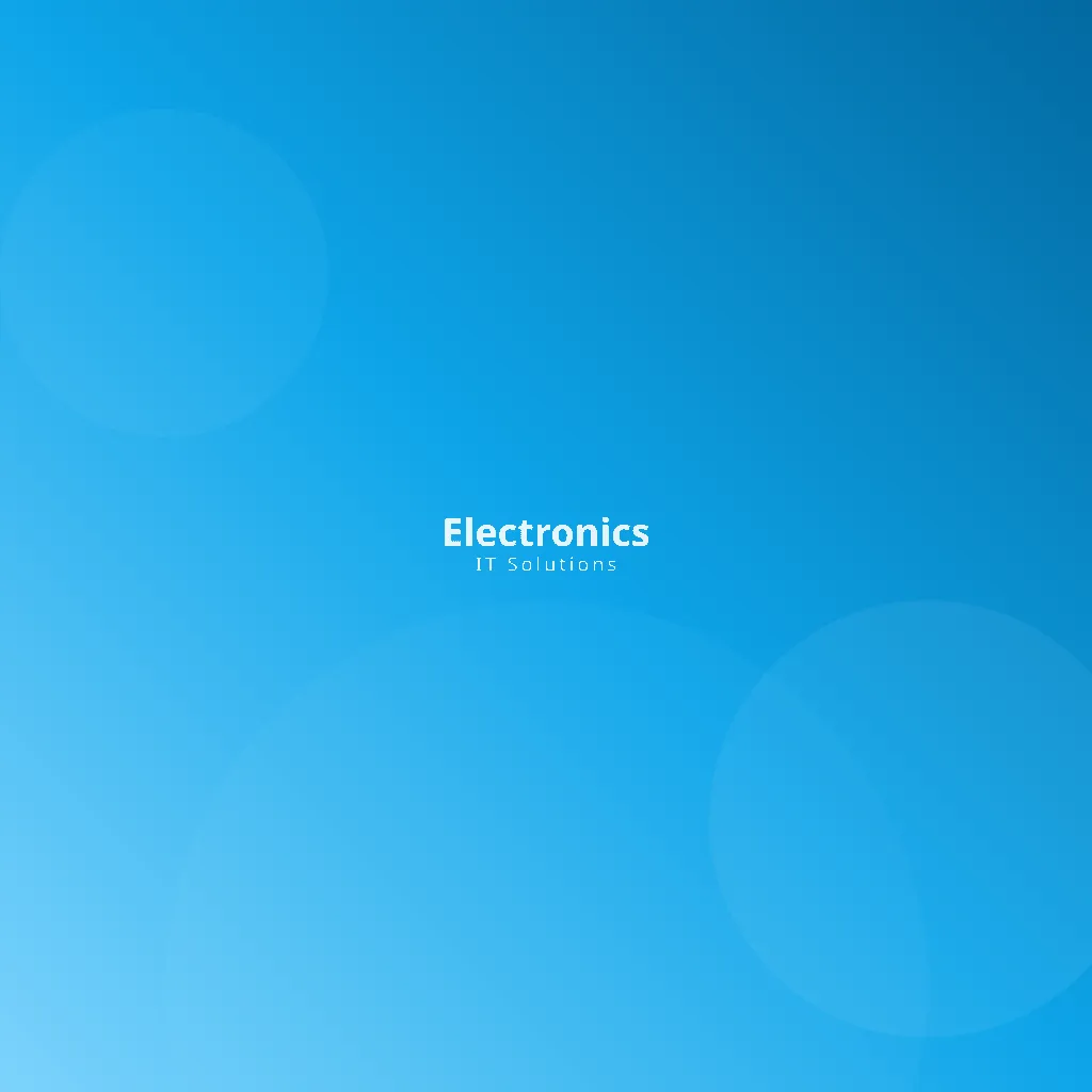 Electronics — Services Overview Electronics — Services Overview