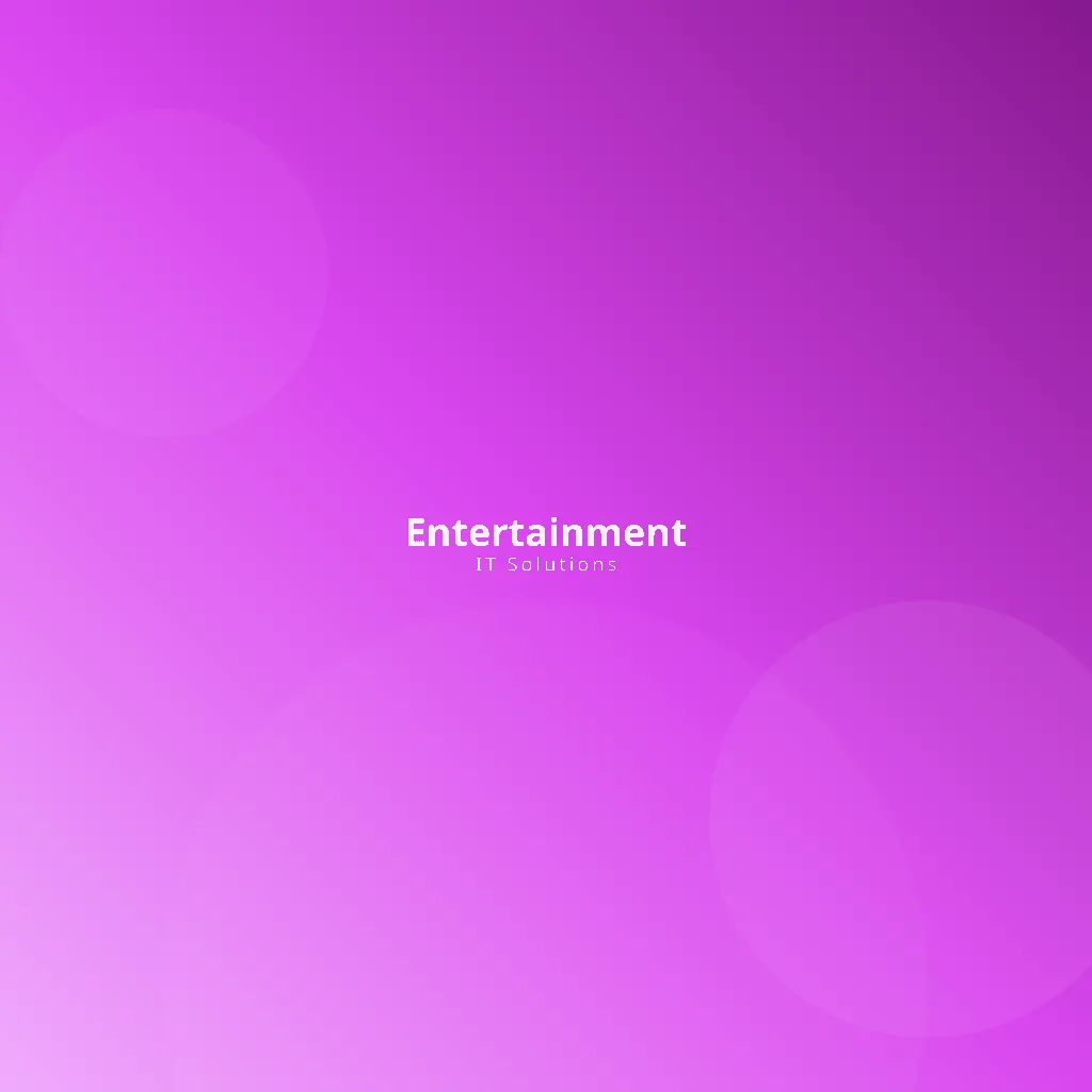 Entertainment — Services Overview