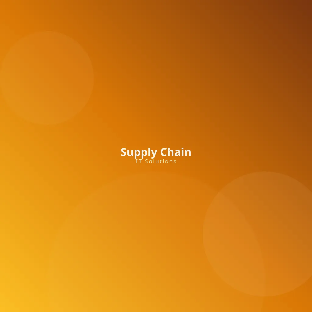 Supply Chain — Services Overview Supply Chain — Services Overview