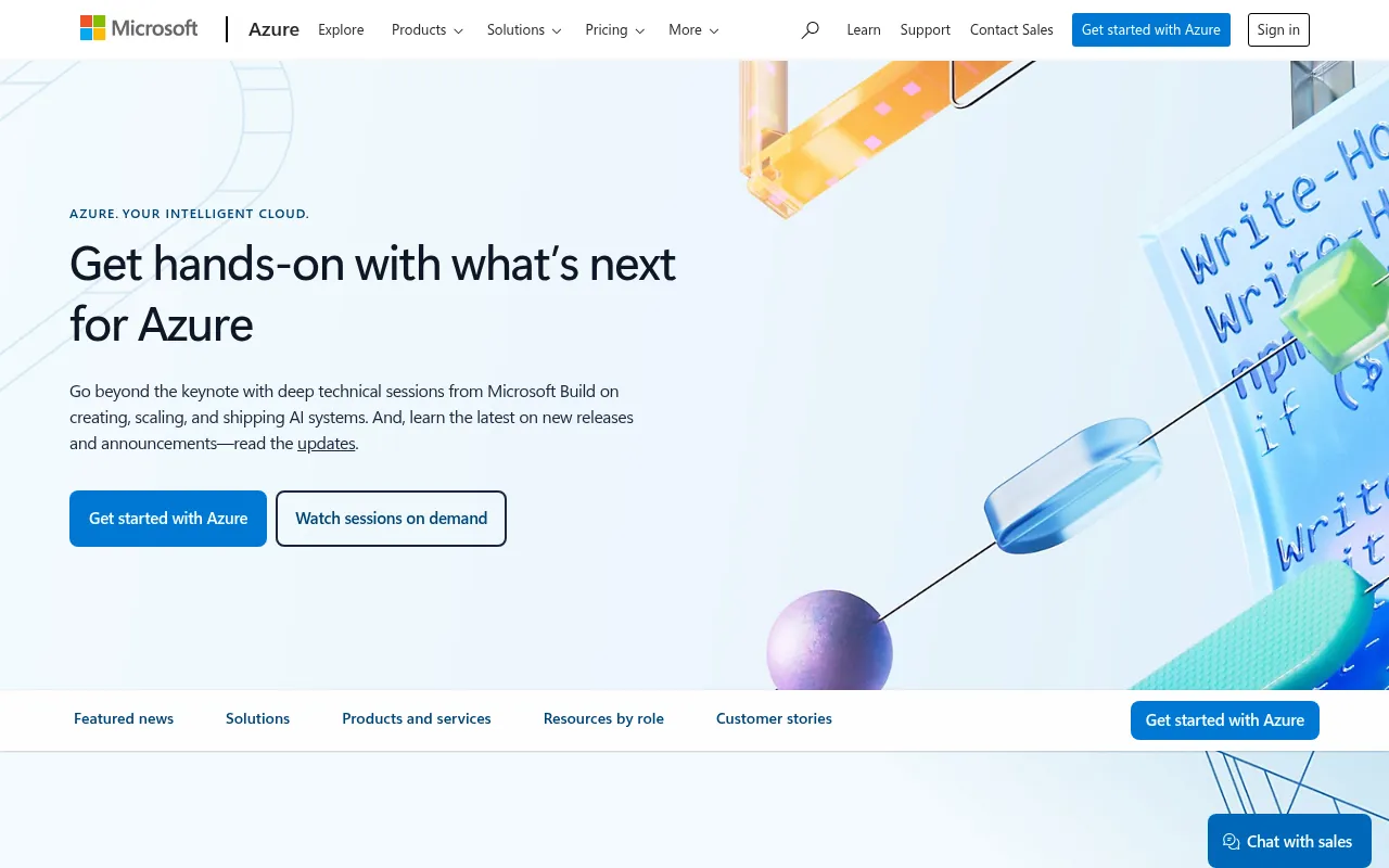 Azure — Microsoft Cloud Computing Platform