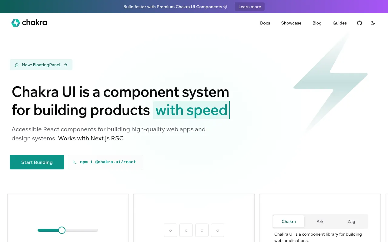 Chakra UI — Accessible React Components