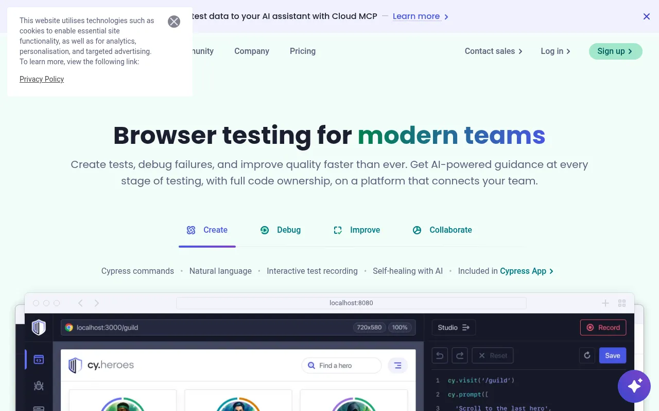 Cypress — Front-End Testing Framework