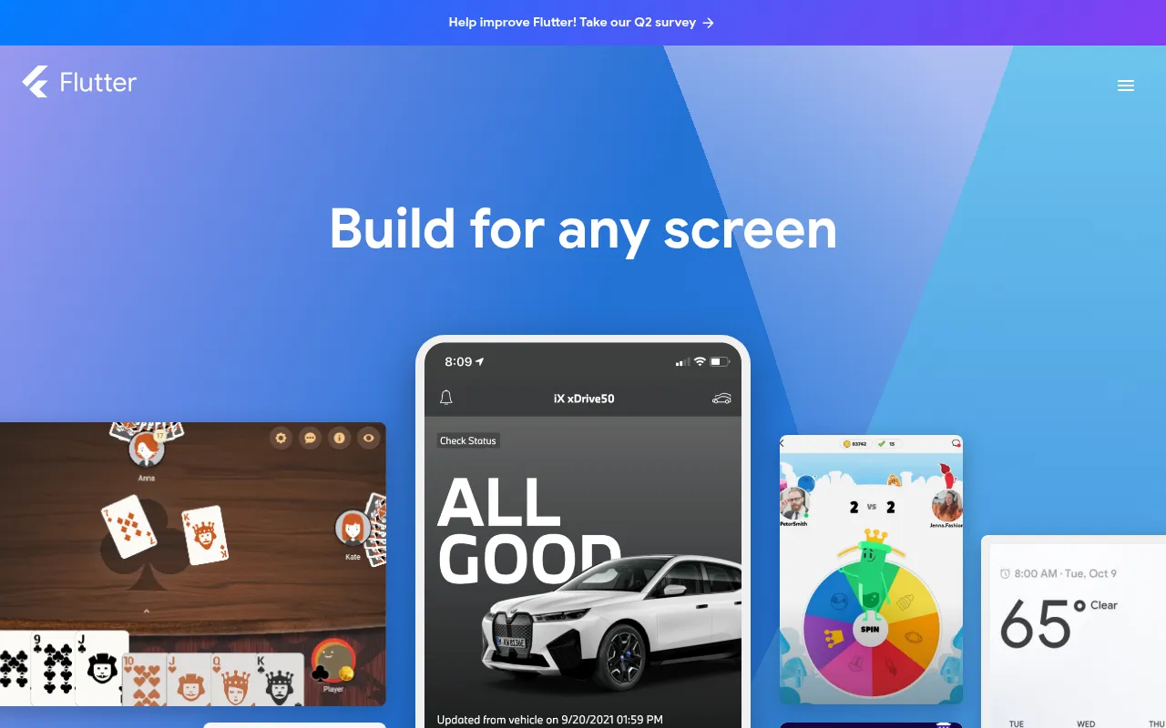 Flutter — Cross-Platform Mobile UI Framework
