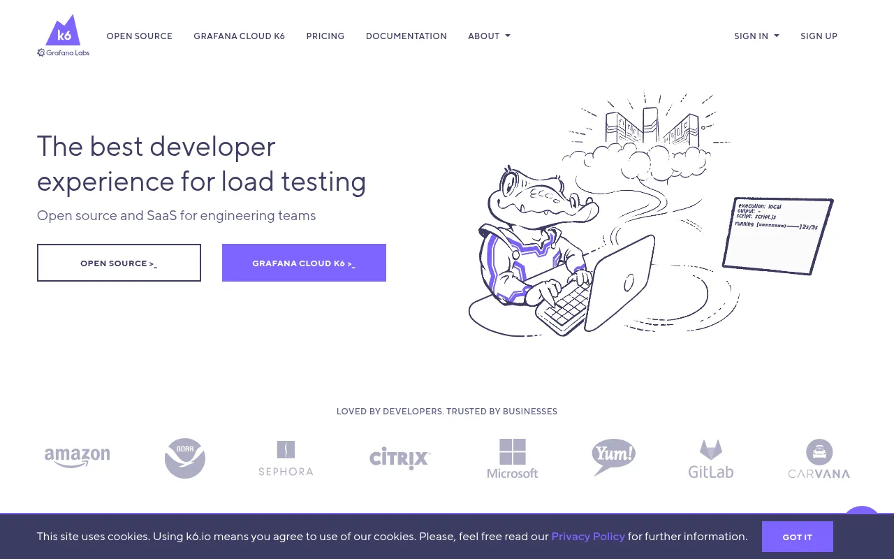 K6 architecture — system design and component overview