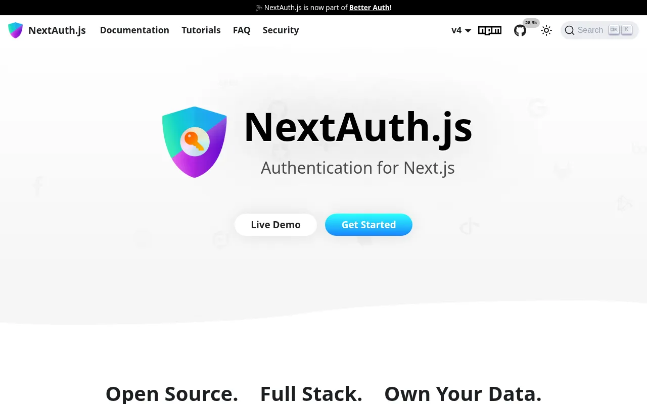 Auth.js (NextAuth) architecture — system design and component overview
