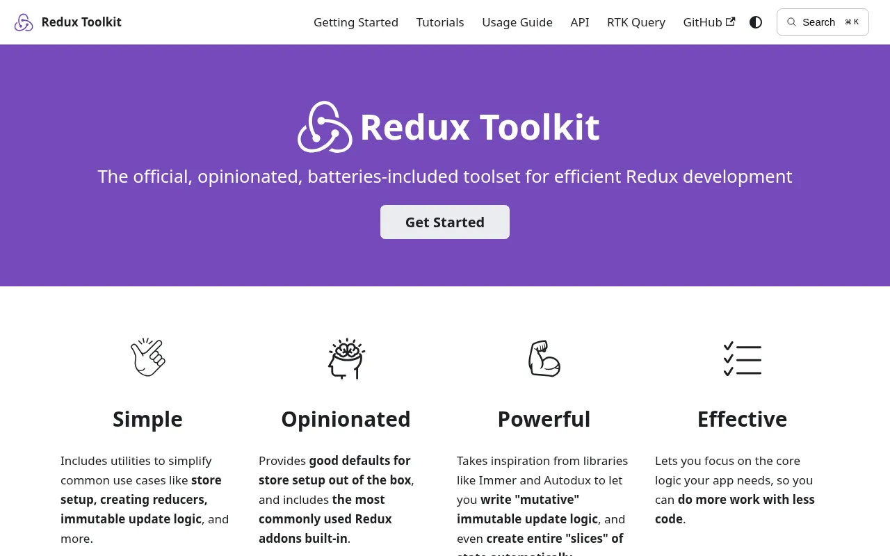 Redux Toolkit — Official Redux State Management