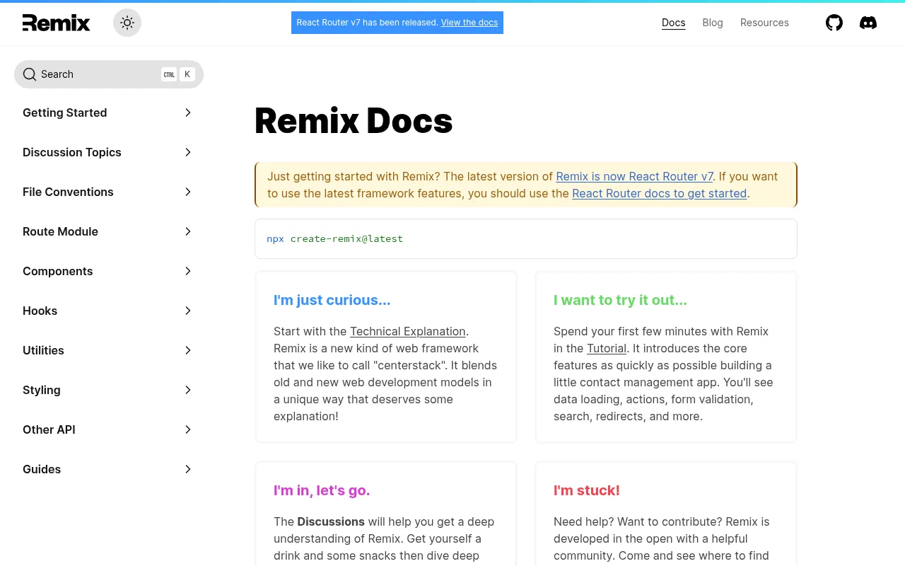 Remix — Full-Stack Web Framework