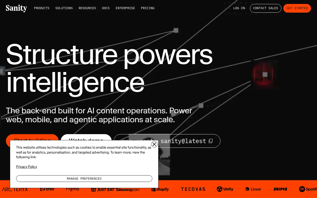Sanity — Structured Content Platform