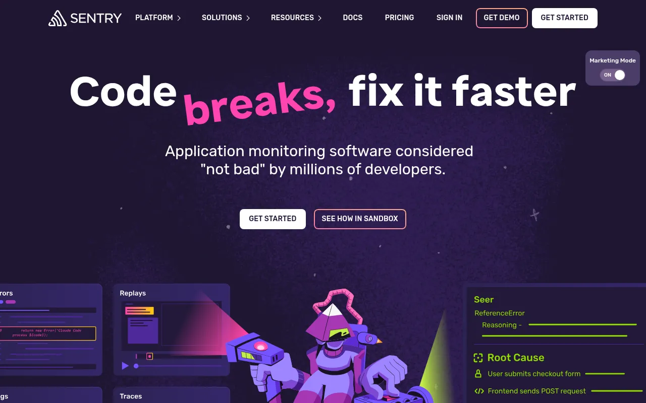 Sentry architecture — system design and component overview