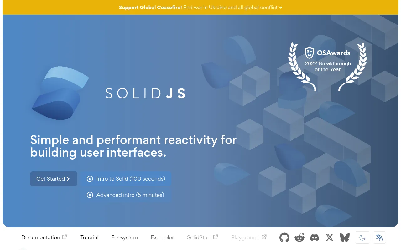 Solid.js — Reactive JavaScript UI Library