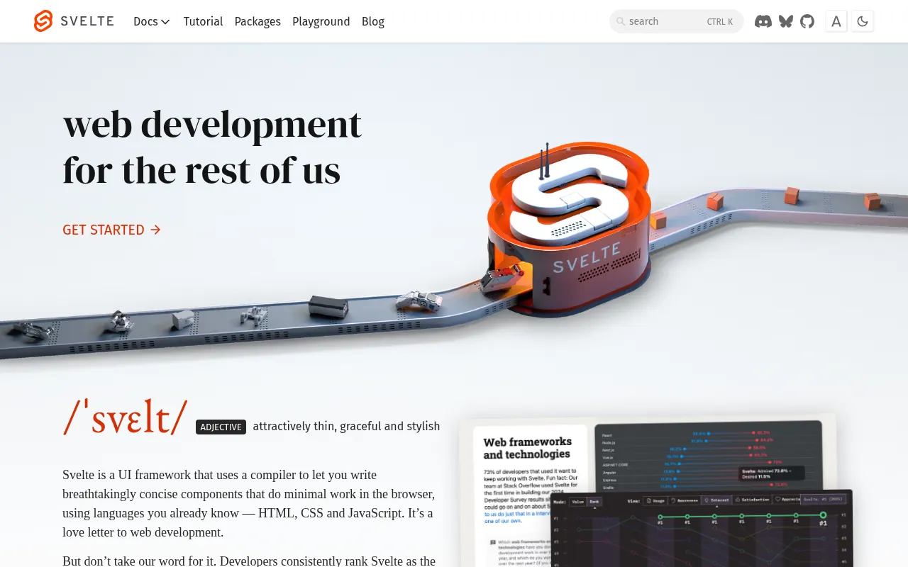 Svelte architecture — system design and component overview