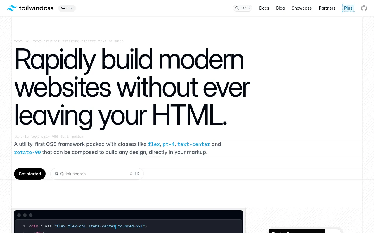 Tailwind CSS — Utility-First CSS Framework