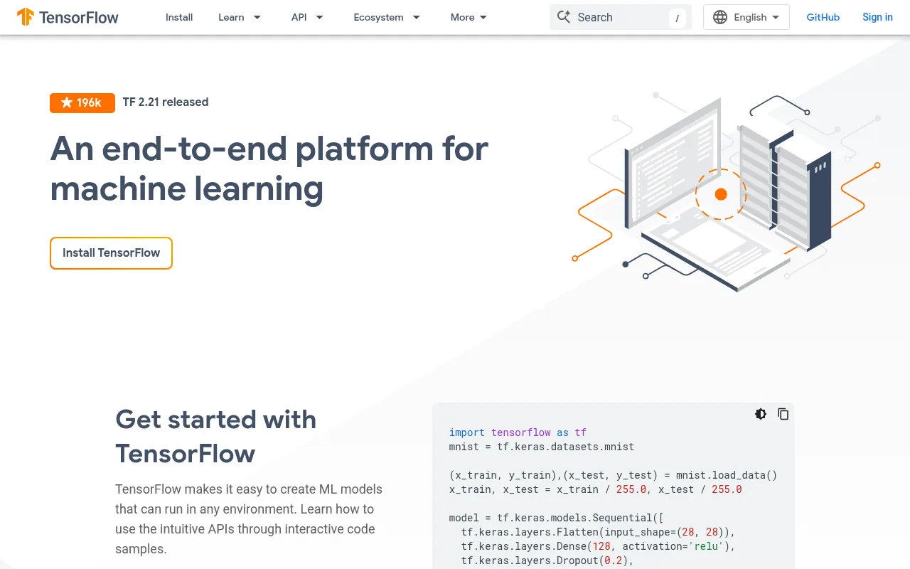 TensorFlow architecture — system design and component overview