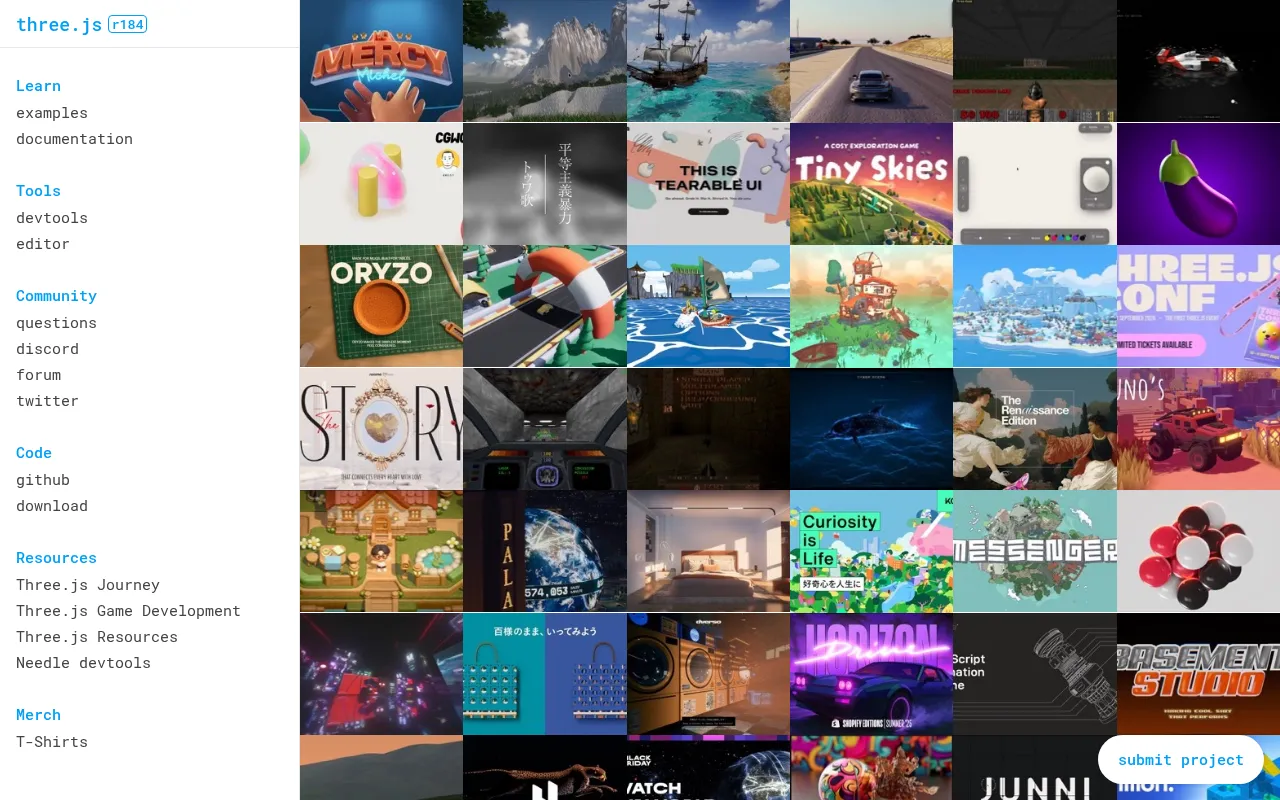 Three.js — JavaScript 3D Library