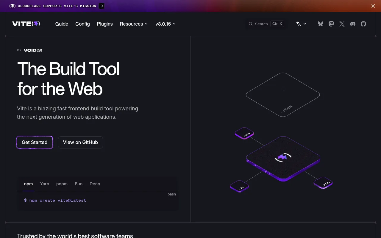 Vite — Next-Generation Frontend Tooling